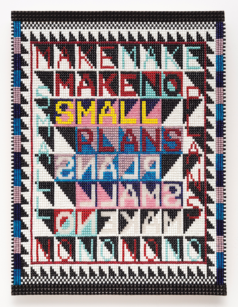 Jeffrey Gibson (Mississippi Band Choctaw/ Cherokee). 