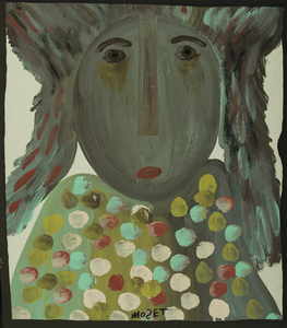 Mose Tolliver (1919-2006), Nall, 1986. paint on artist’s board. Gift of Warren and Sylvia Lowe, 1995.048.