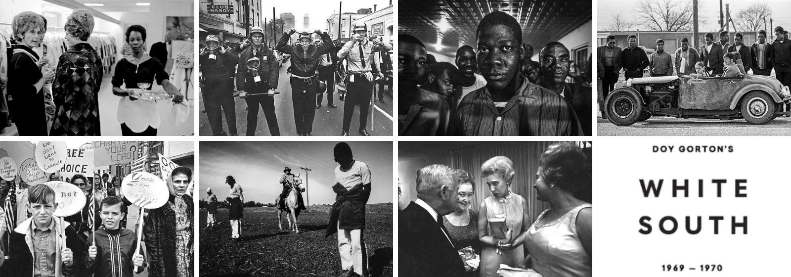 All photos are included in the forthcoming publication White South by Fall Line Press. All photos credit to D. Gorton. 